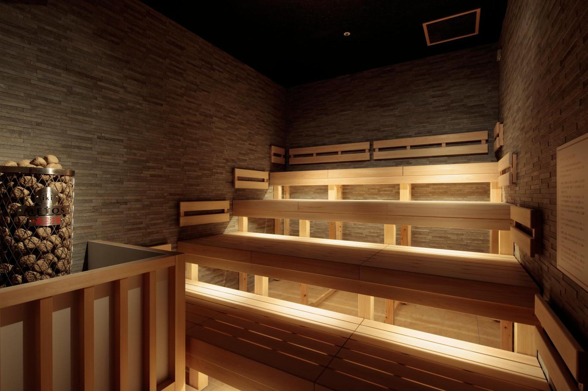 Candeo Hotels Osaka The Tower 외부 사진 The interior of the sauna